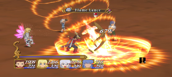 tales of symphonia battle