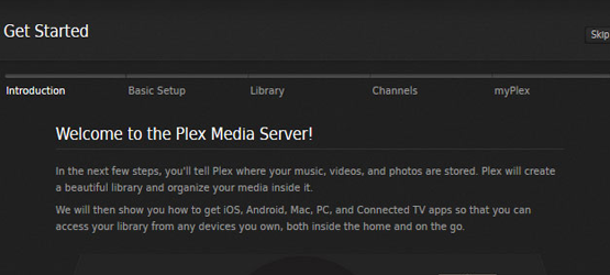 Plex welcome