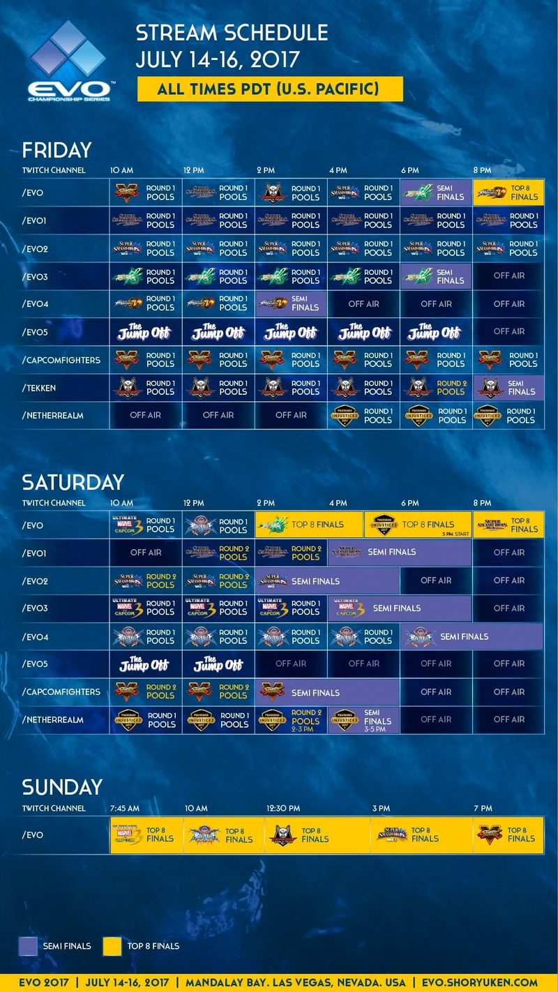 evo_streaming_schedule