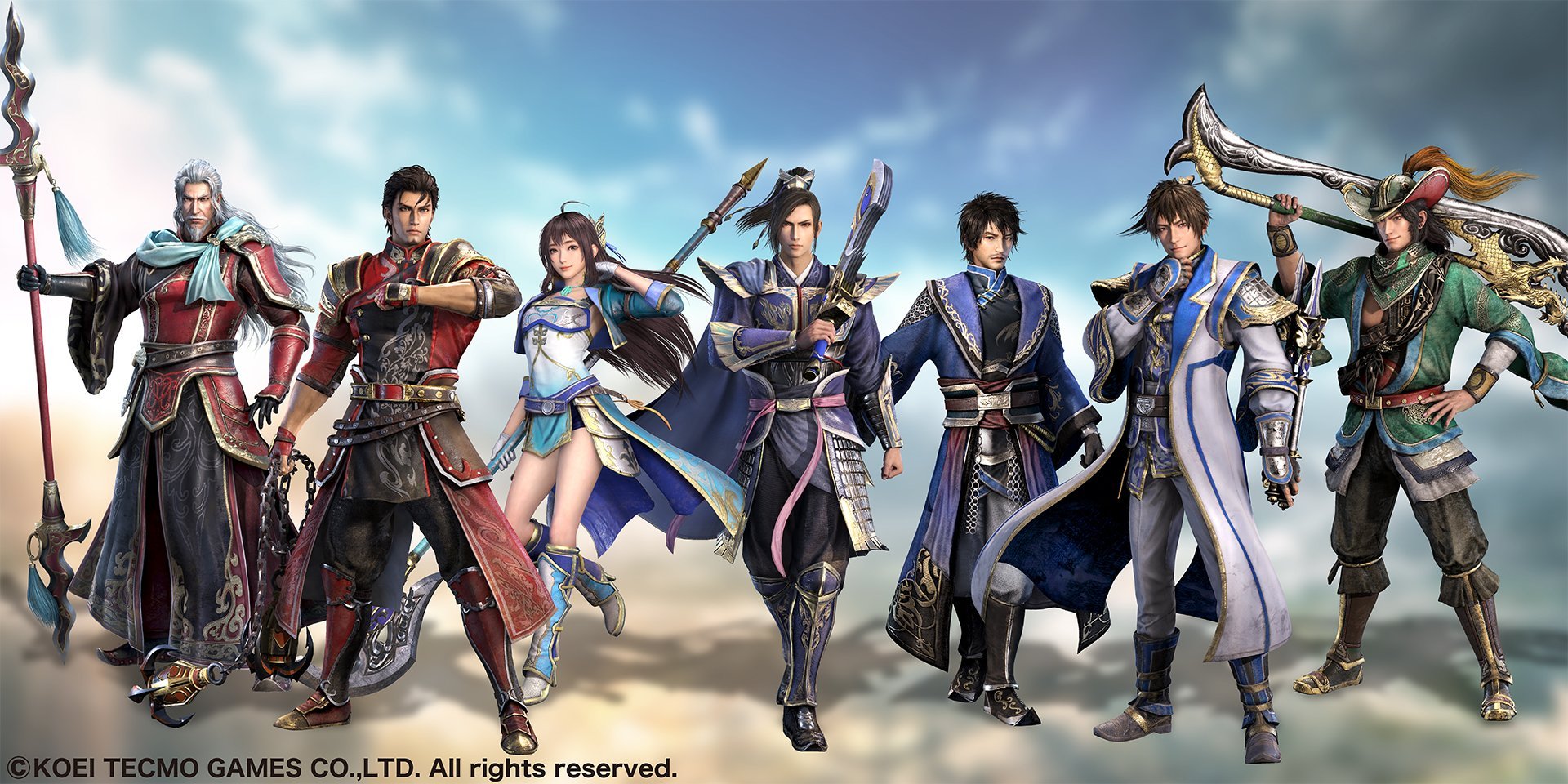 Dynasty Warriors 9 characters