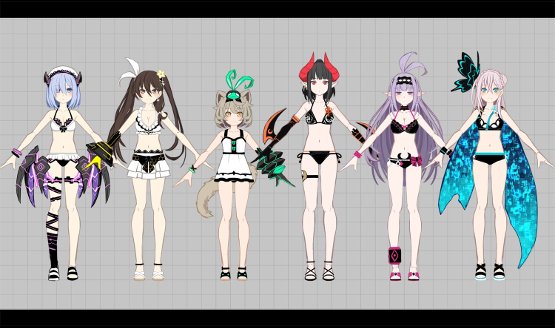 Death end request delayed swimsuit costumes