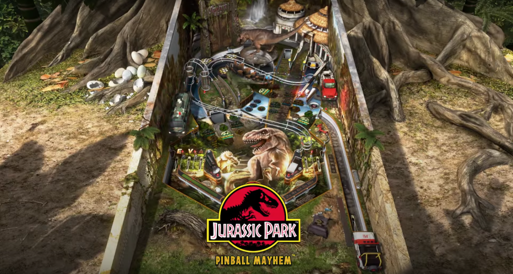 jurassic world park pinball