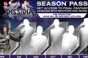 Dissidia Final Fantasy NT Season Pass Characters