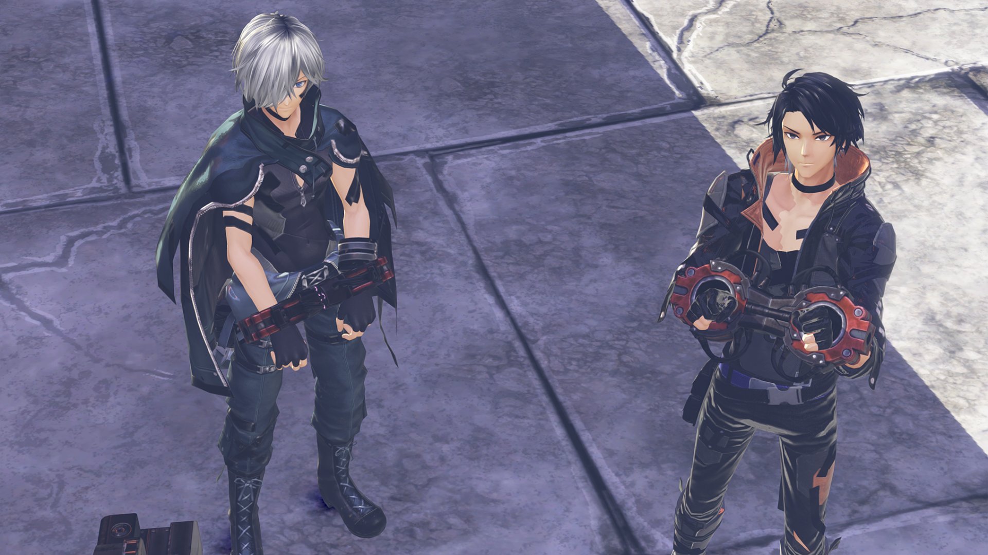 God Eater 3 PS4 - Protagonist and Hugo Pennywort