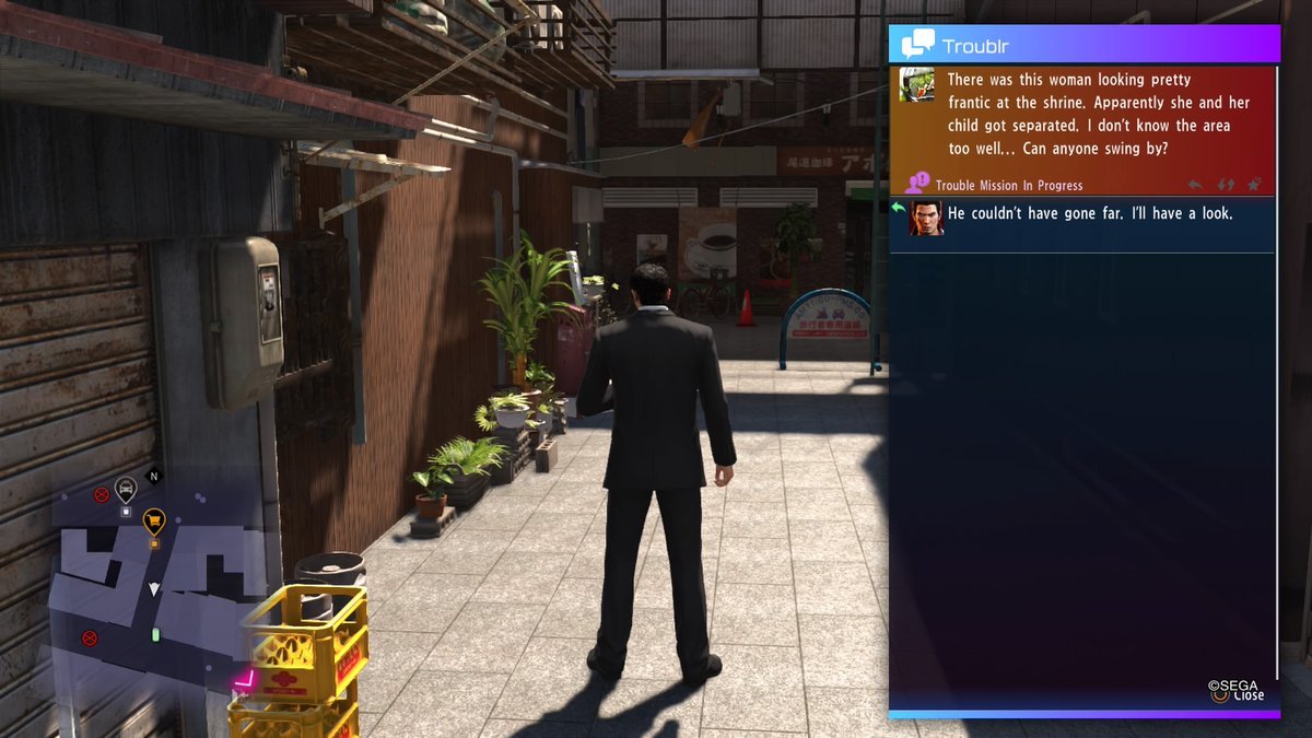 social media in games - Yakuza 6 Troublr