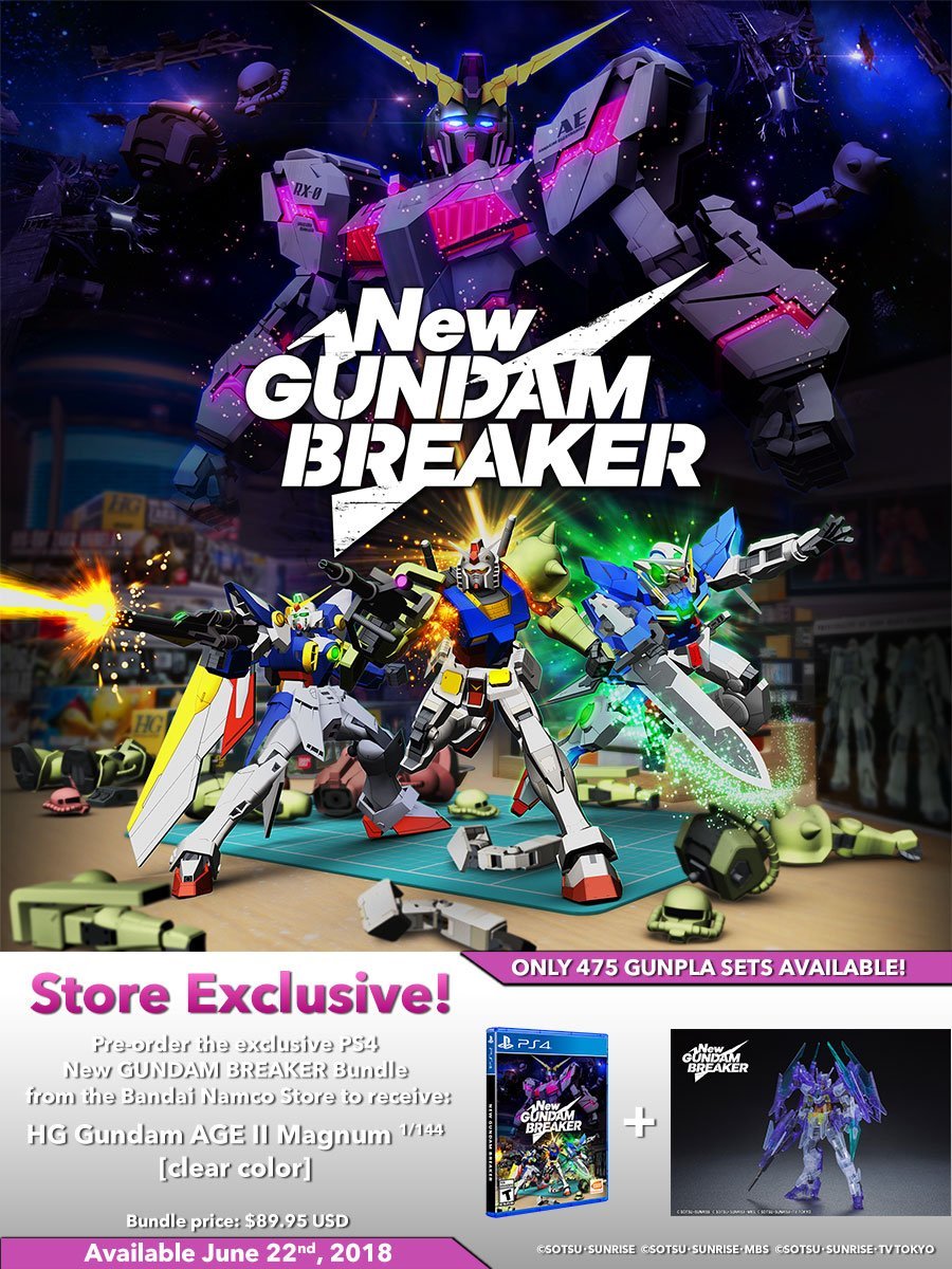 new gundam breaker bundle