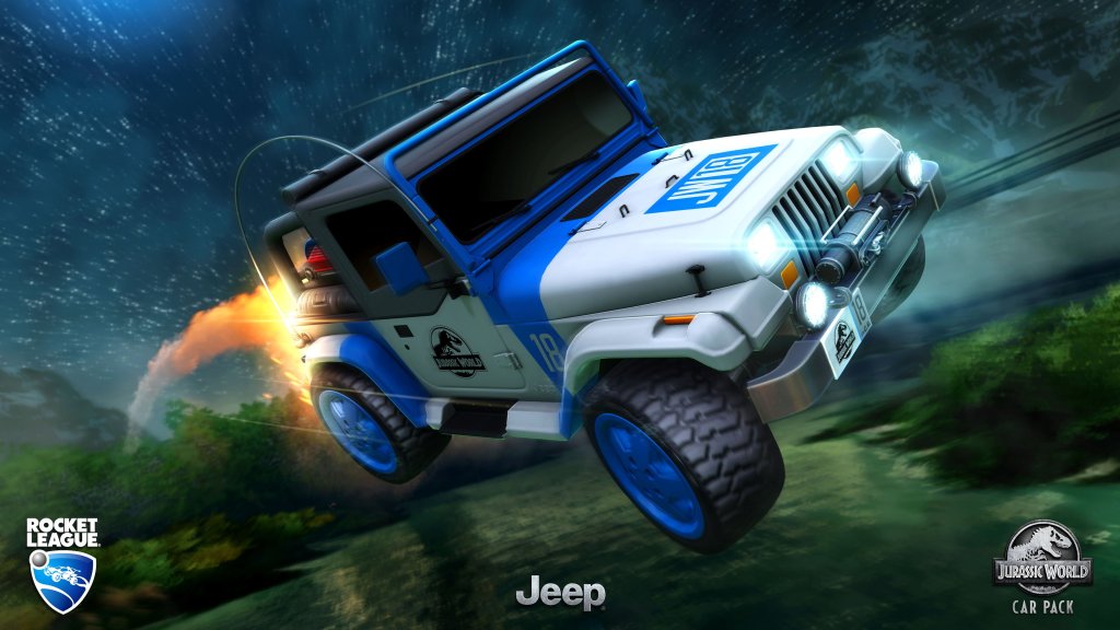 rocket league jurassic park dlc