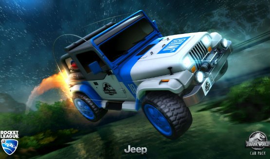 jurassic world rocket league