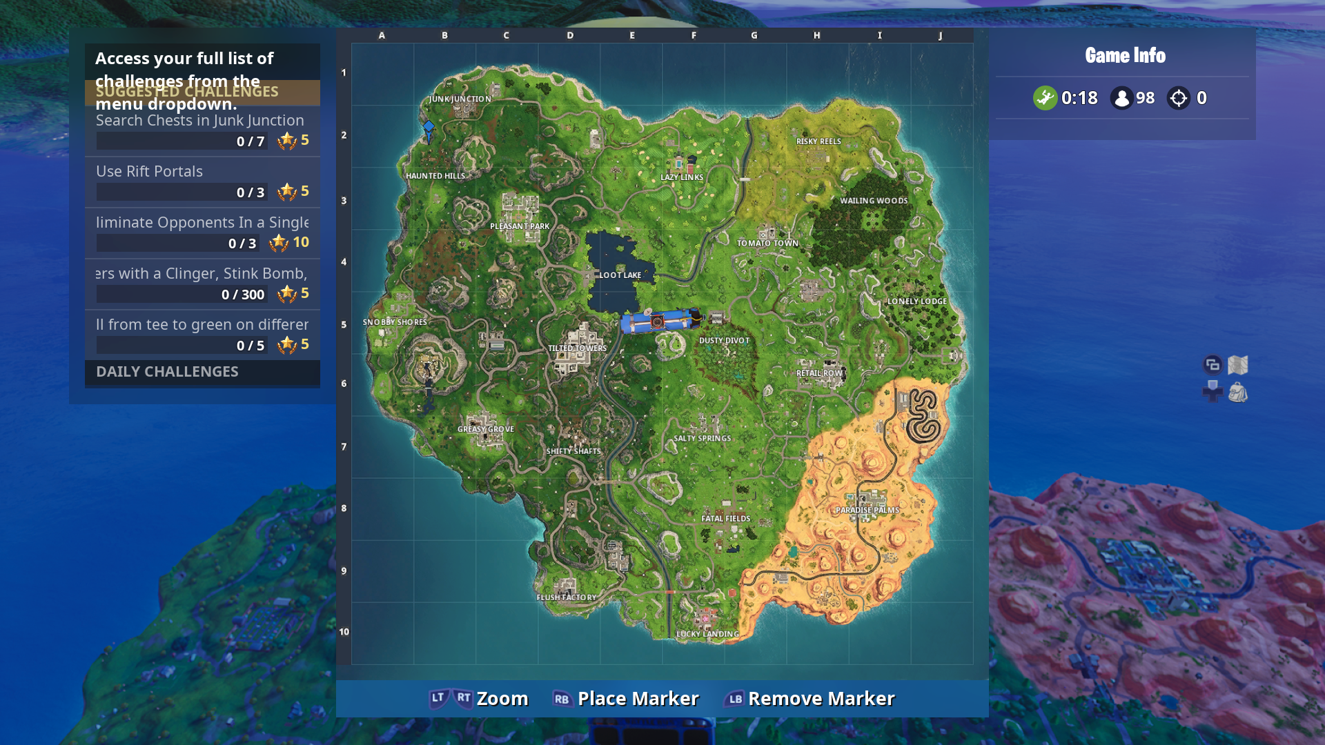 Fortnite Week 5 challenges Guide