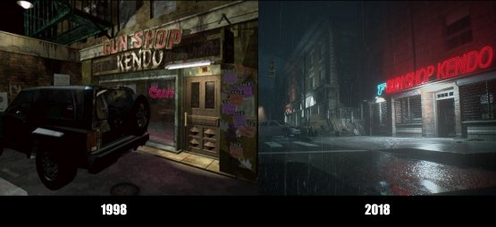 resident evil 2 comparison