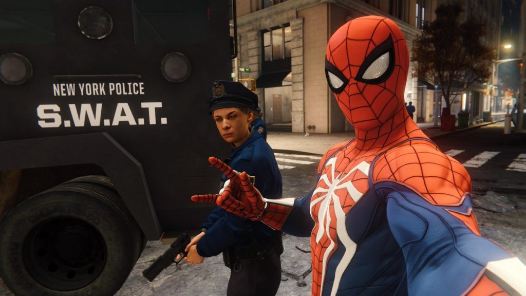 Spider-Man PS4 Police