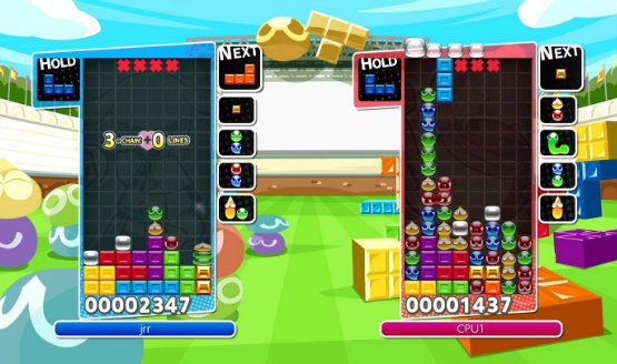 tetris today puyo puyo tetris