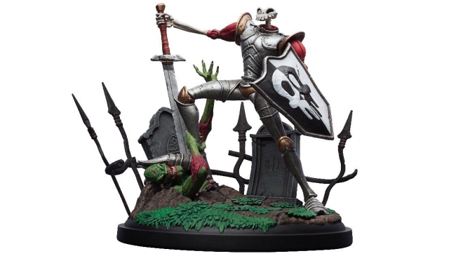 medievil sir daniel statue