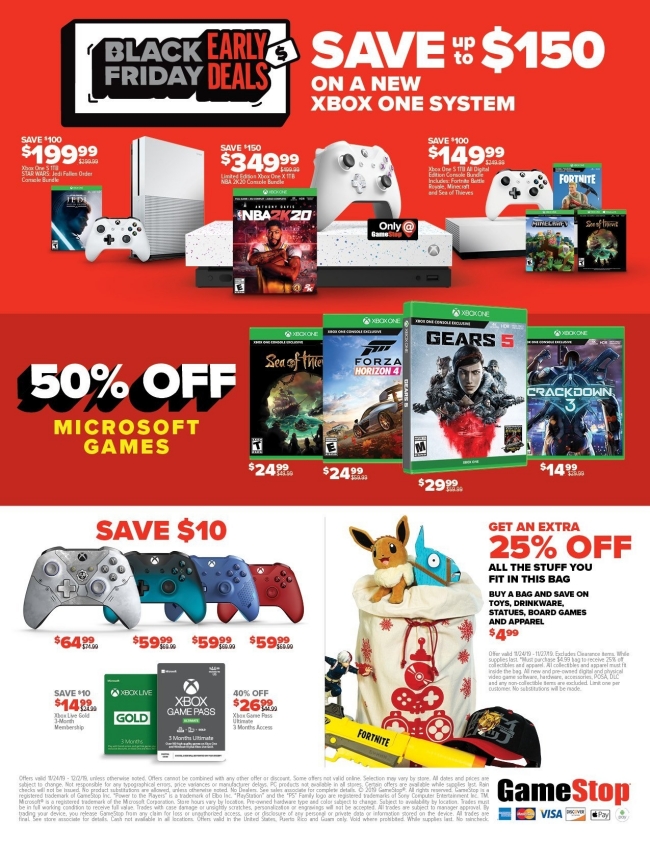 gamestop black friday 2019