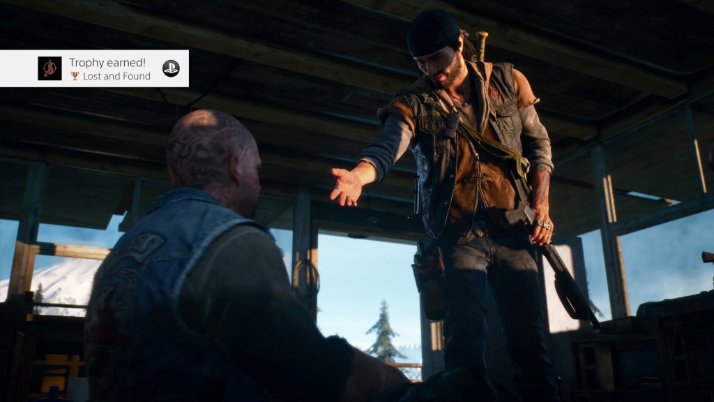 PS4 trophy screenshot cache days gone