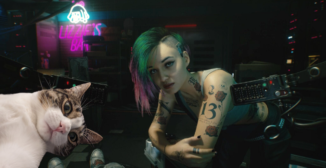 cyberpunk 2077 pet cats dogs