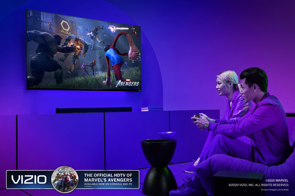 vizio marvels avengers partnership