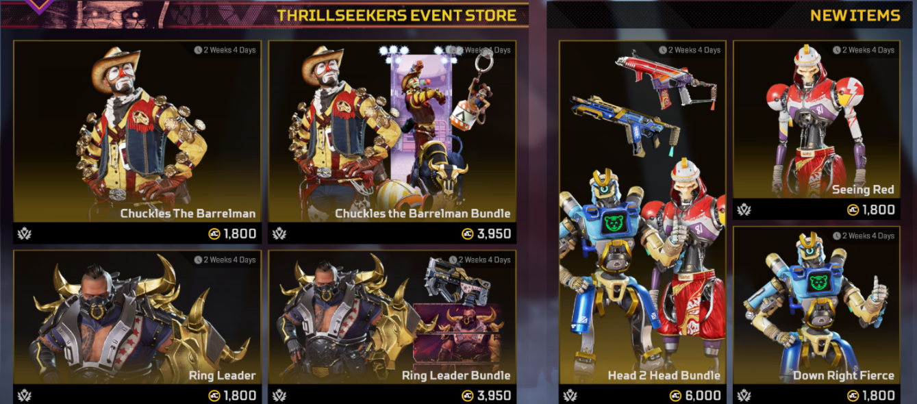 Apex Legends Thrillseekers Event