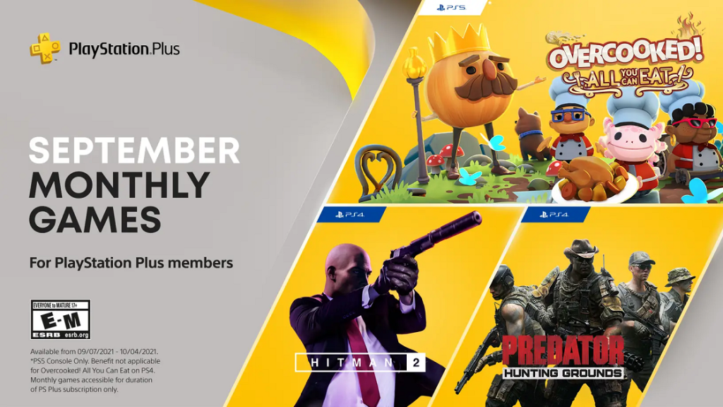 PlayStation Plus Games September 2021