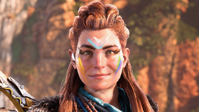 Horizon Forbidden West Pride Face Paint