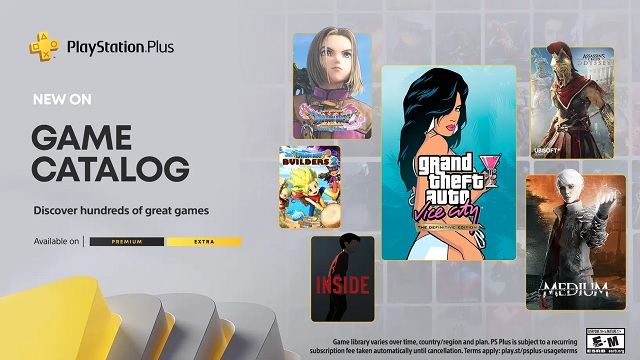 PS Plus Extra Premium Games October 2022