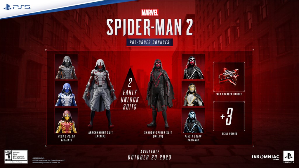 Spider-Man 2 Special Editions and Pre-Order Date Revealed