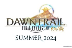 Promo image for Final Fantasy 14 Dawntrail expansion.