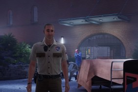 Payday 3: a security guard unaware there are burglars behind him.