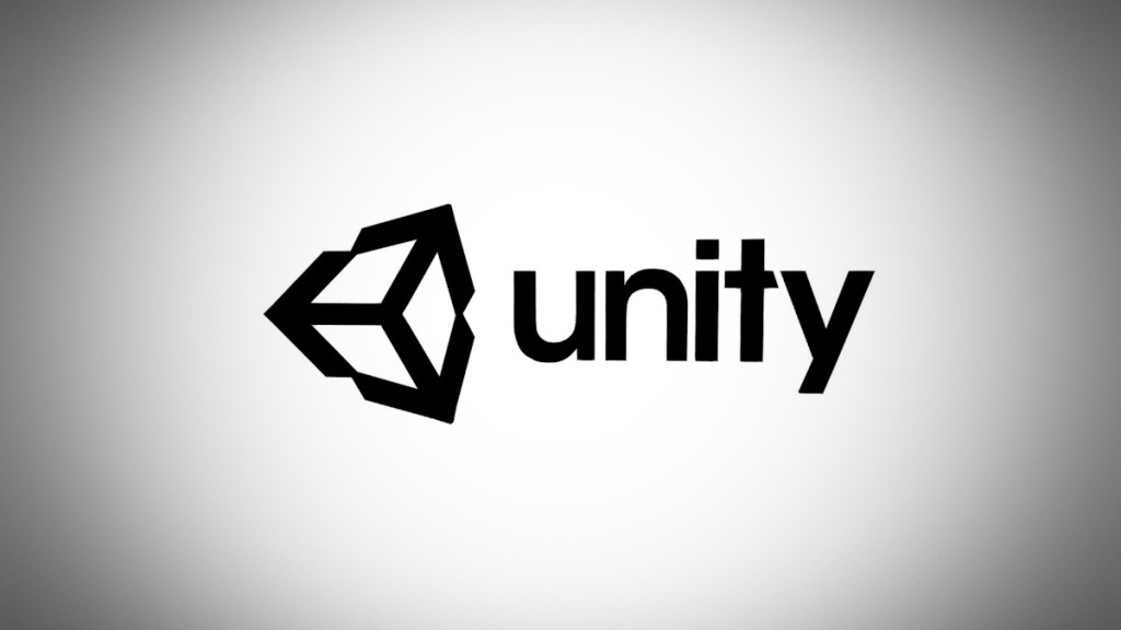 Unity logo with vignette