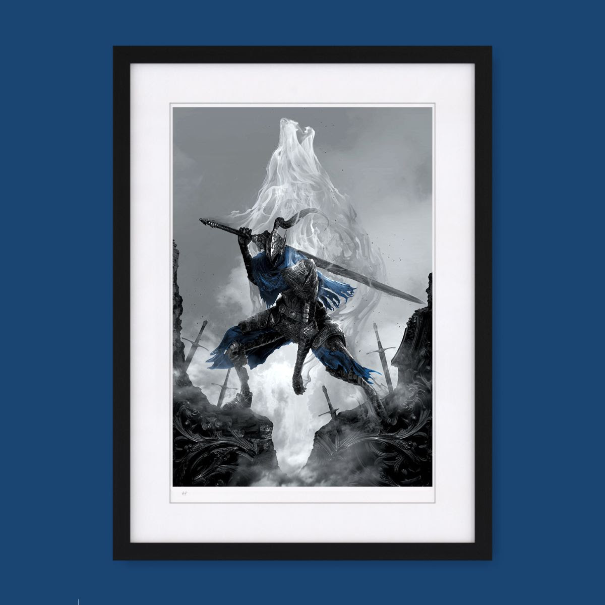 Dark Souls' Knight Artorias Cook and Becker Art Print