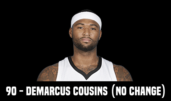 90 - DeMarcus Cousins (No Change)