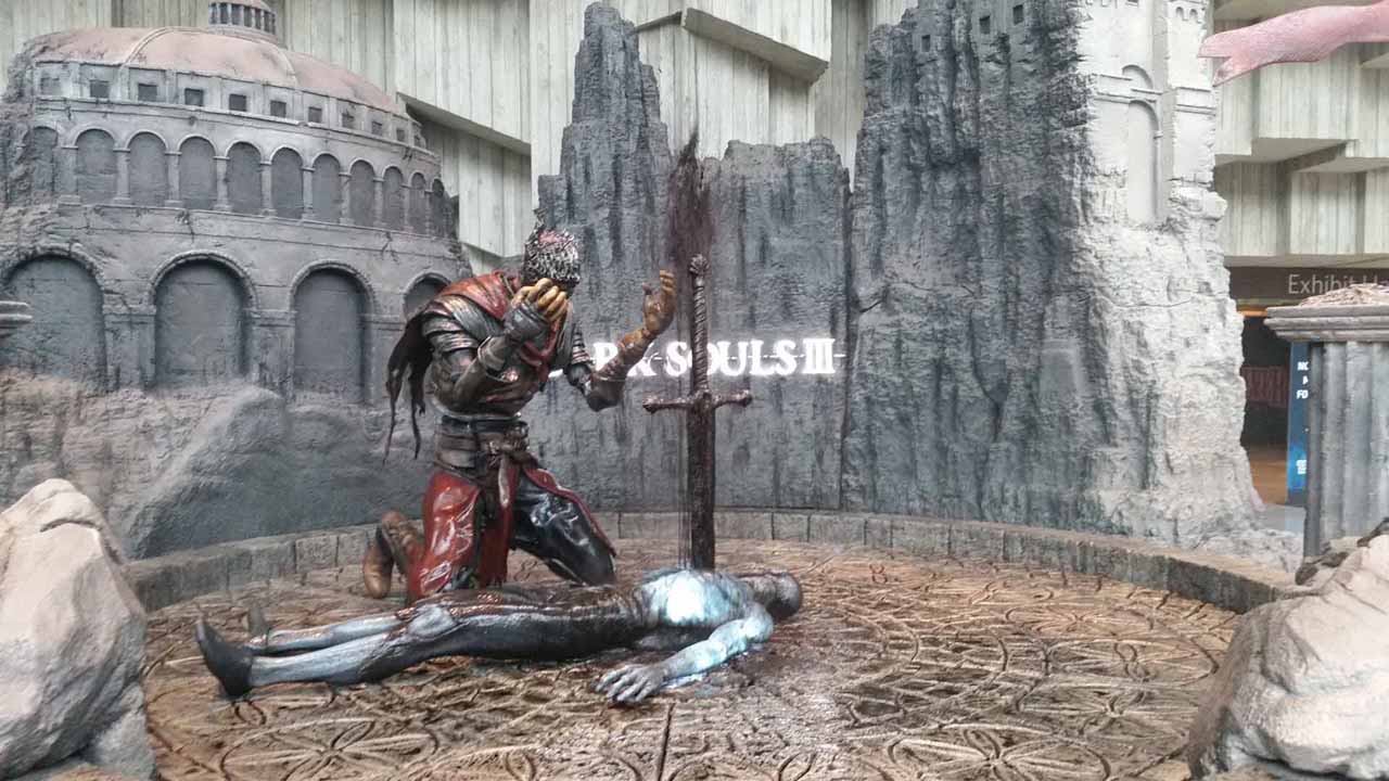 Bloody Dark Souls 3 Fountain