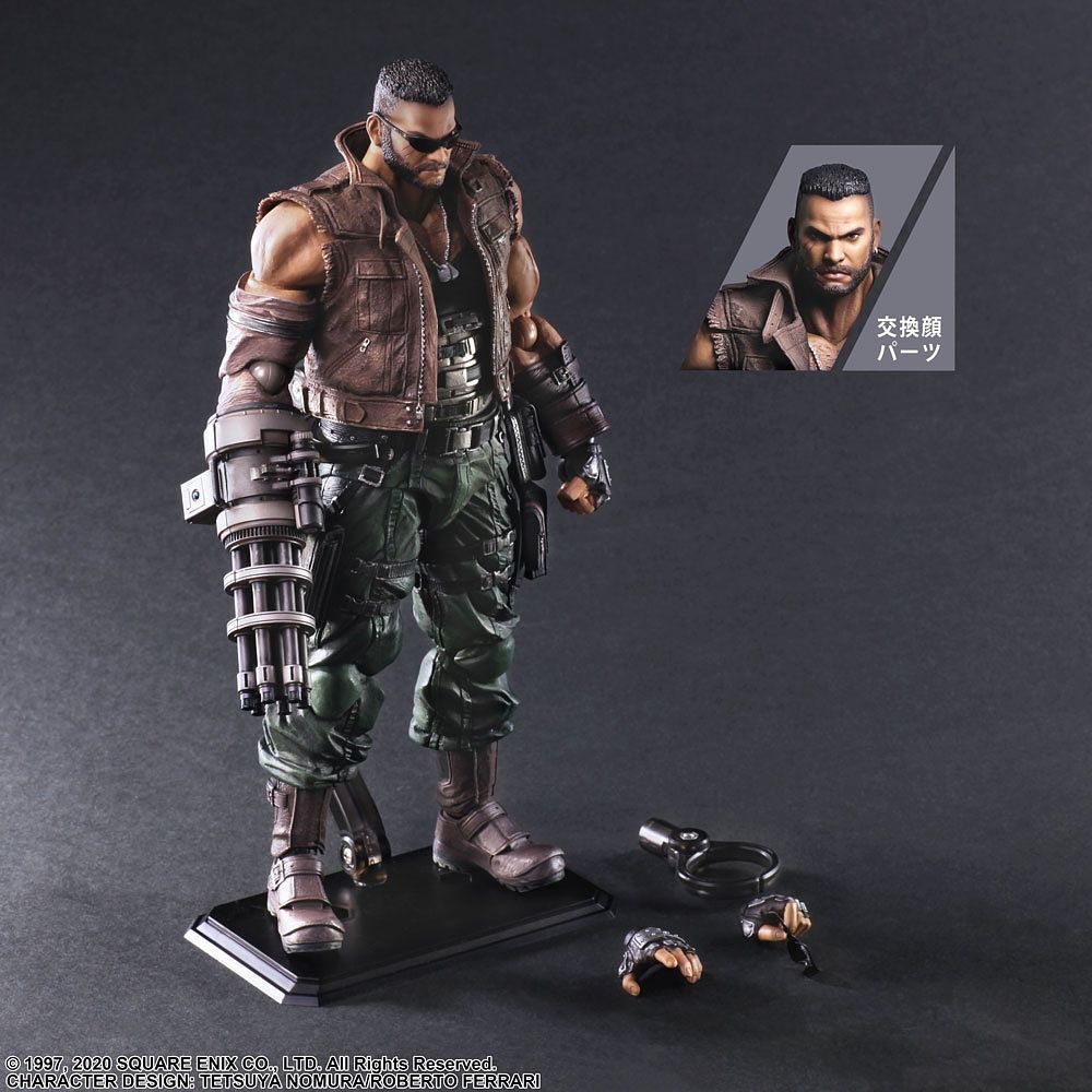 Play Arts Kai's FFVII Remake Figures Barrett