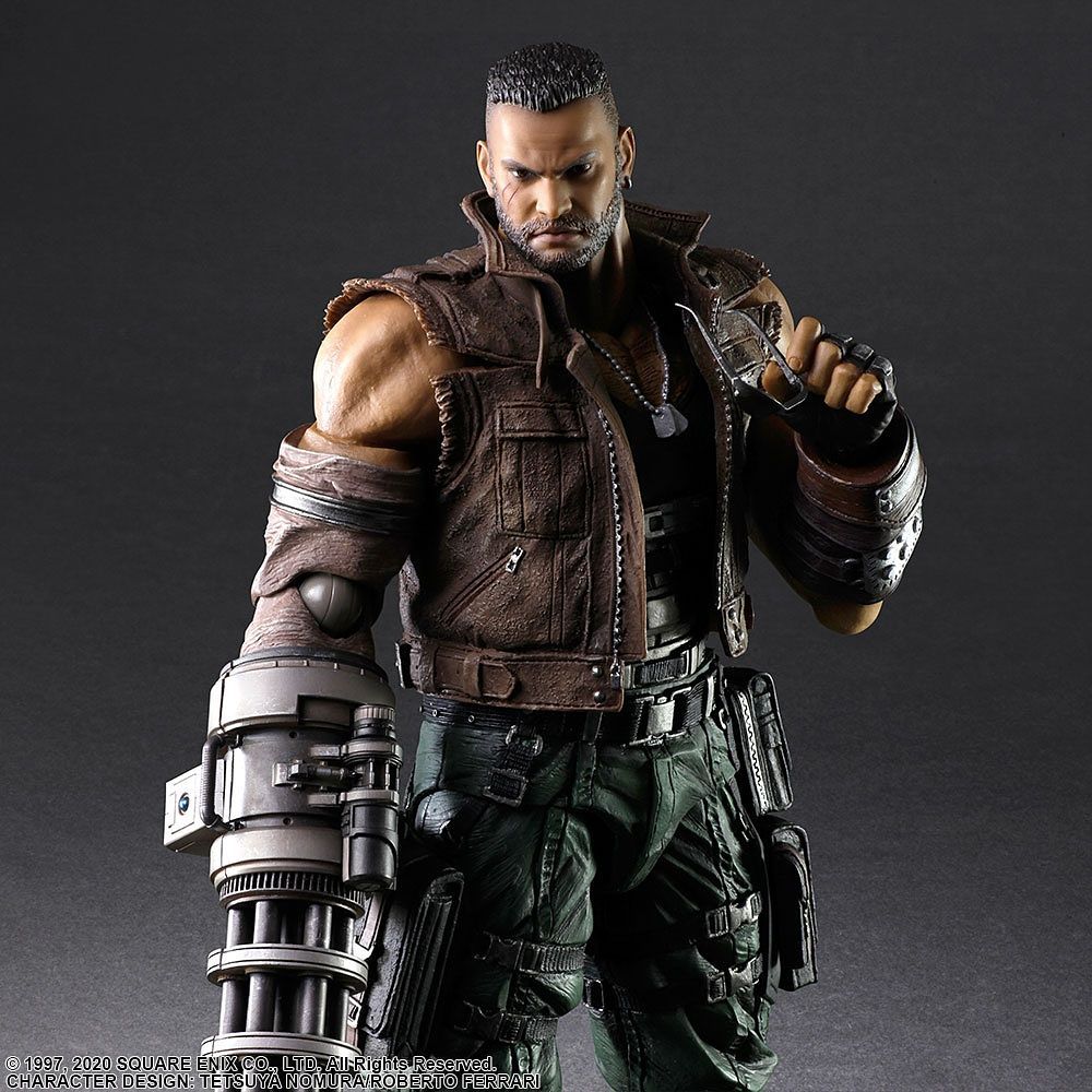 Play Arts Kai's FFVII Remake Figures Barrett