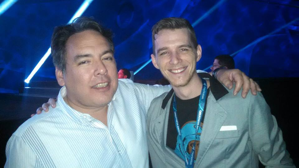 Chandler With Shawn Layden