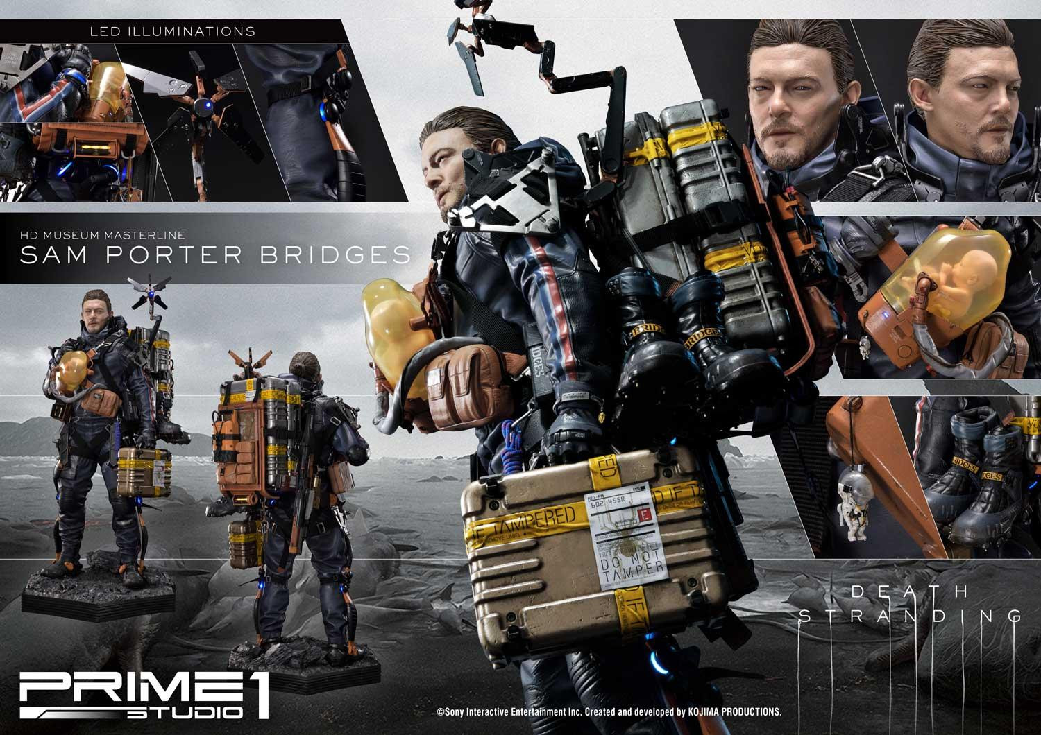 Prime 1 Studio's Death Stranding Sam Statue