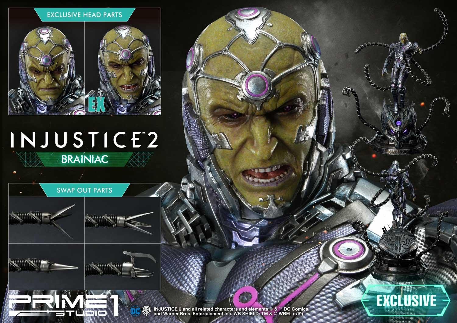 Prime 1 Studio's Injustice 2 Brainiac Statue