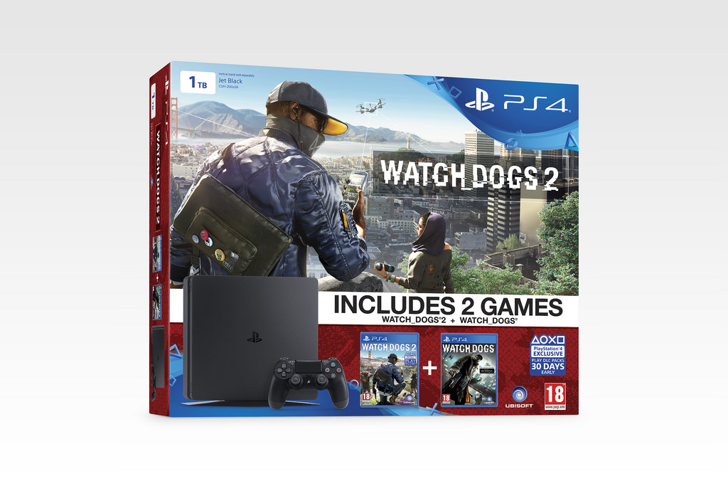 Watch Dogs 2 PS4 Slim Bundle 