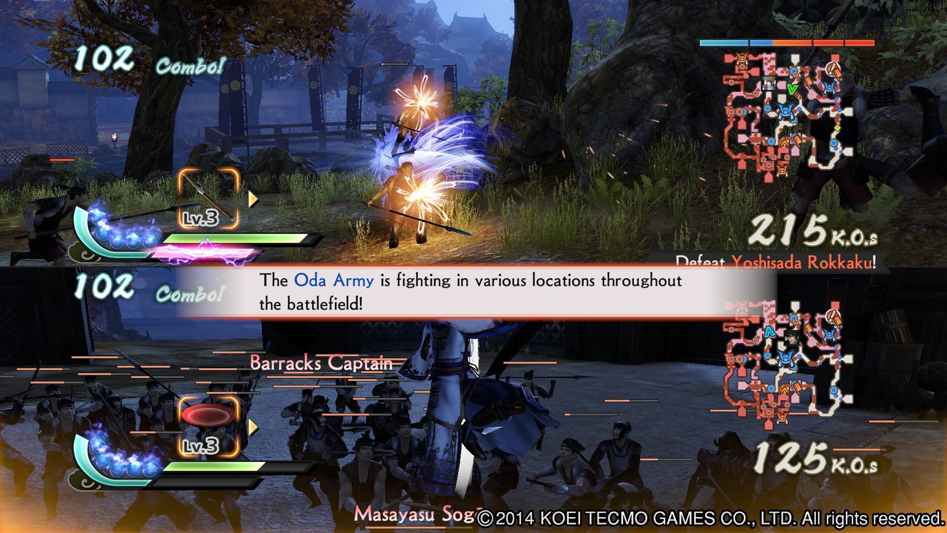 Samurai Warriors 4 Splitscreen 9