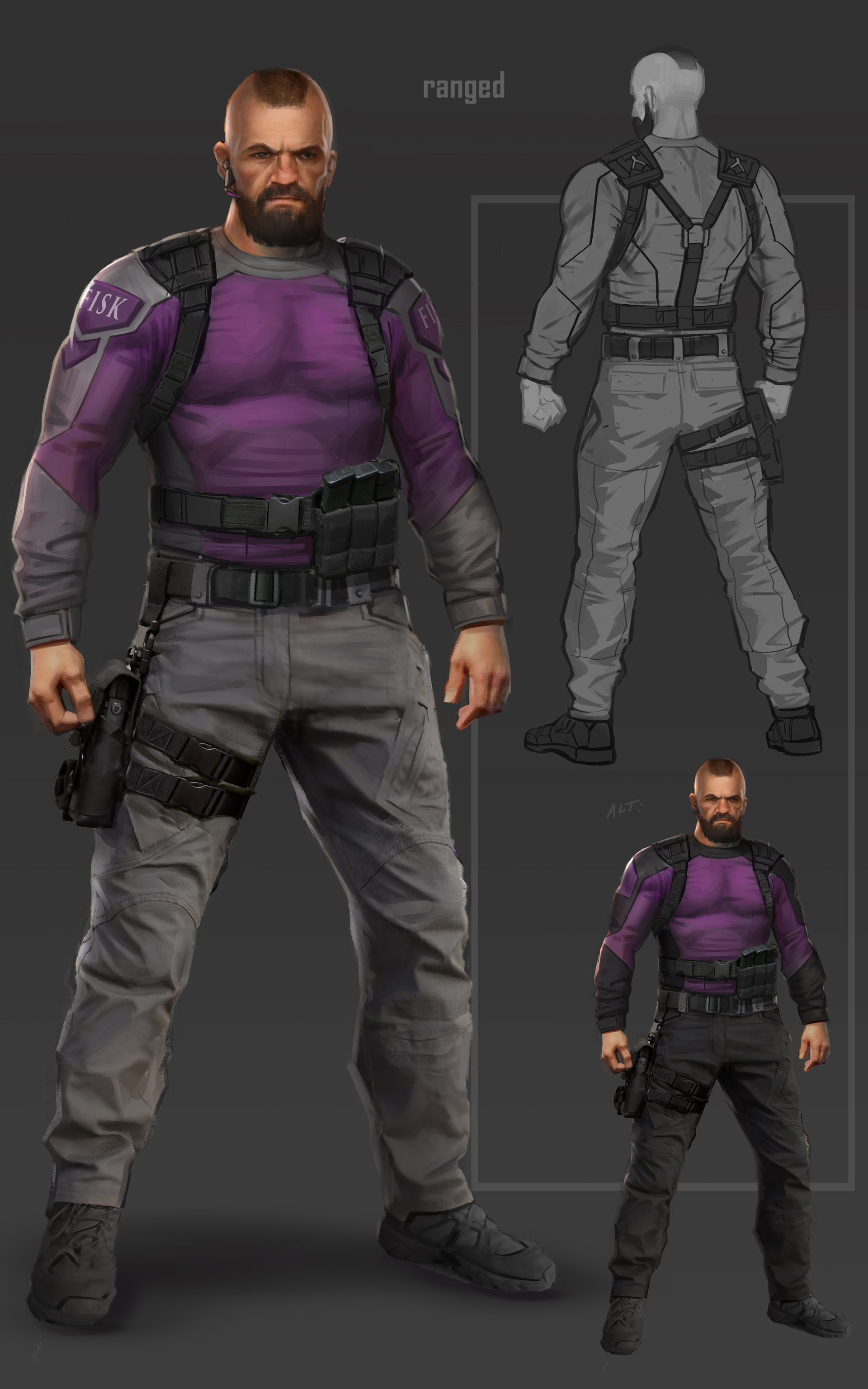 Spiderman - Fisk Security Guard Concept