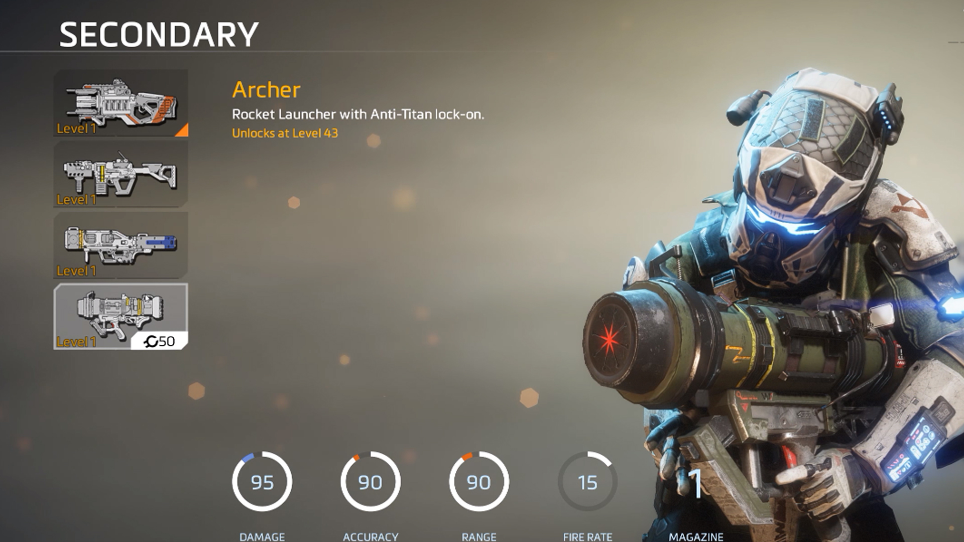 Secondary - Archer