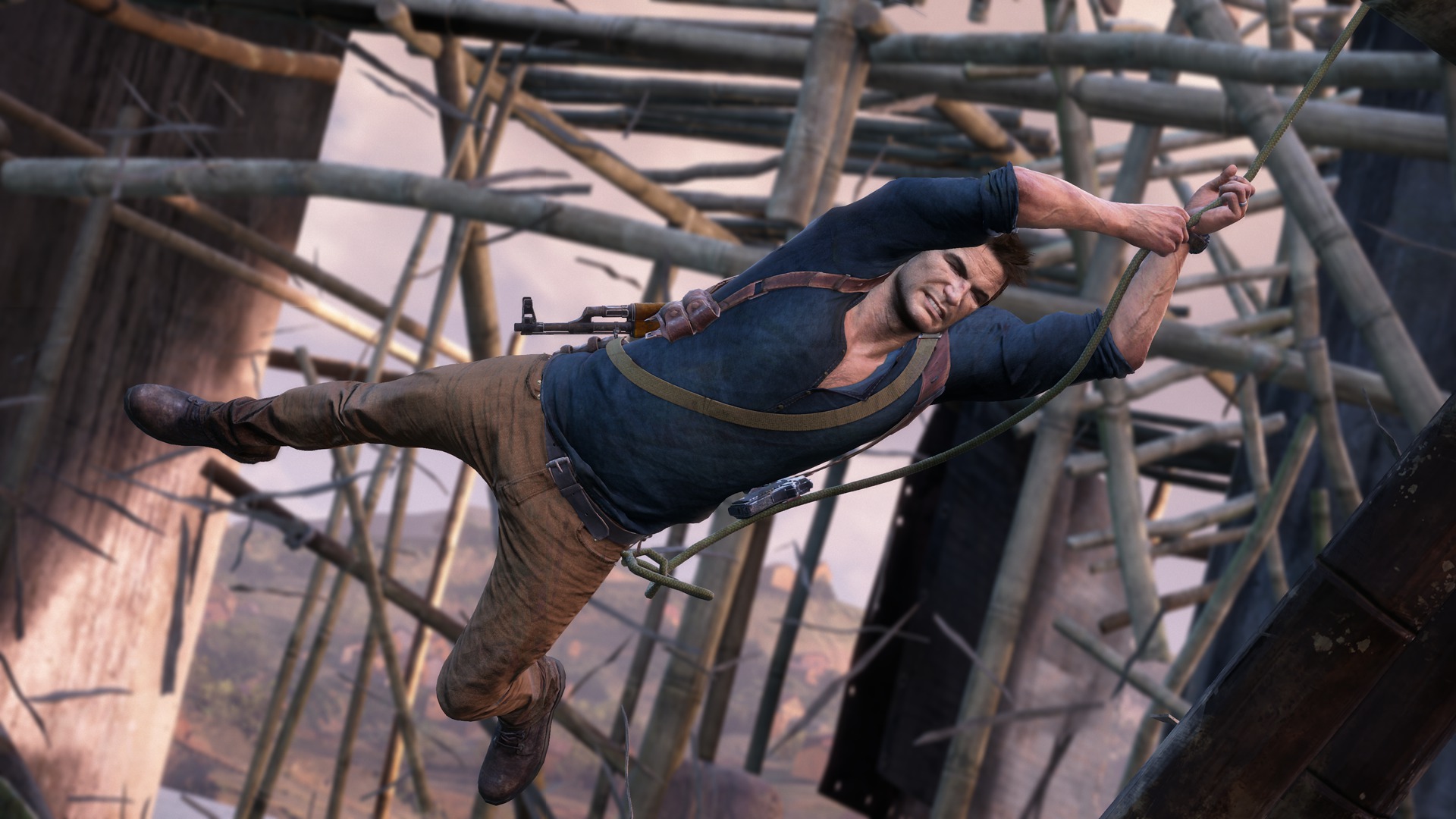 Uncharted 4_drake Scaffolding