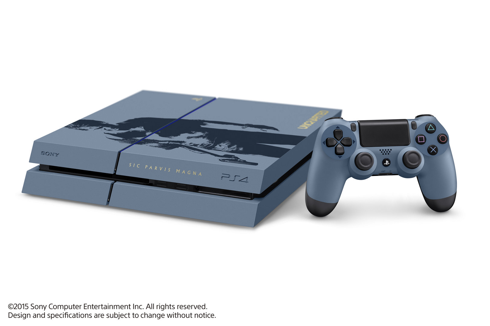 Uncharted 4 Gray Blue PS4