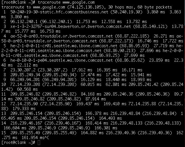 Traceroute #2