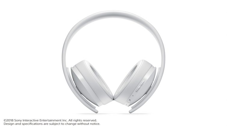 White Playstation Gold Wireless Headset