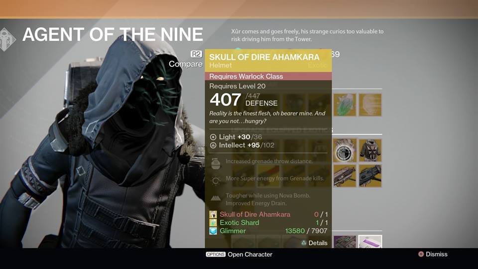 Skull of Dire Ahamkara