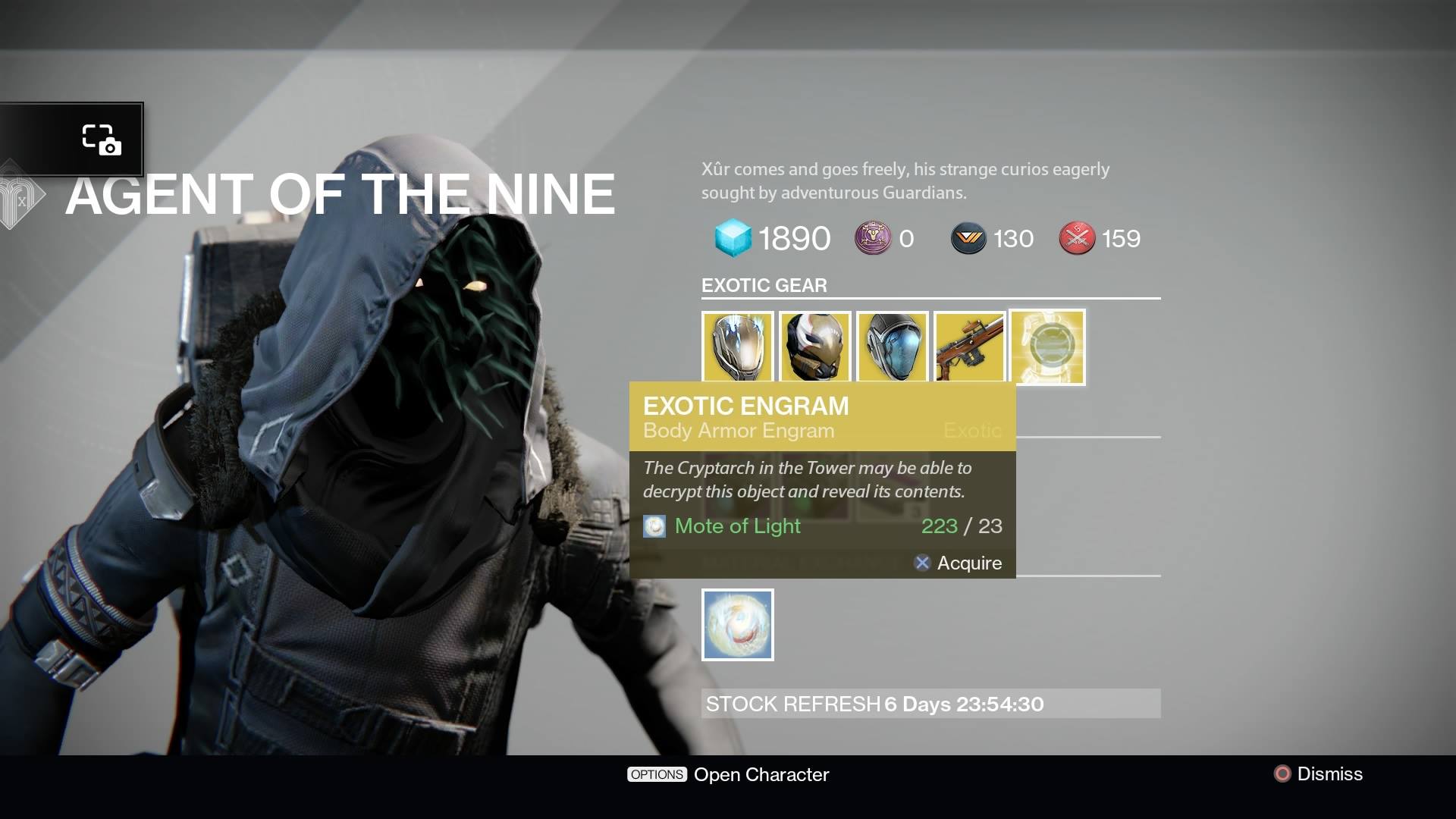 Exotic Engram